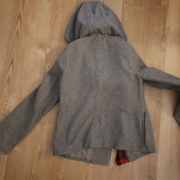 Old Navy Hooded Wool Coat Womens Small  - Picture 7 of 7